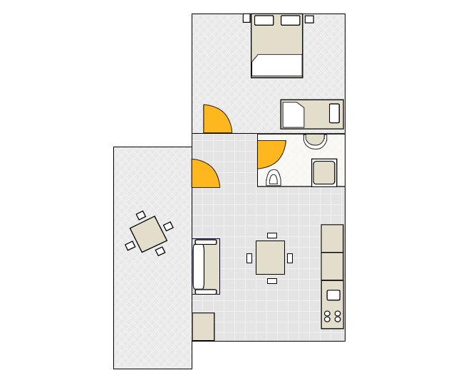 Apartman - A4 Tlocrt